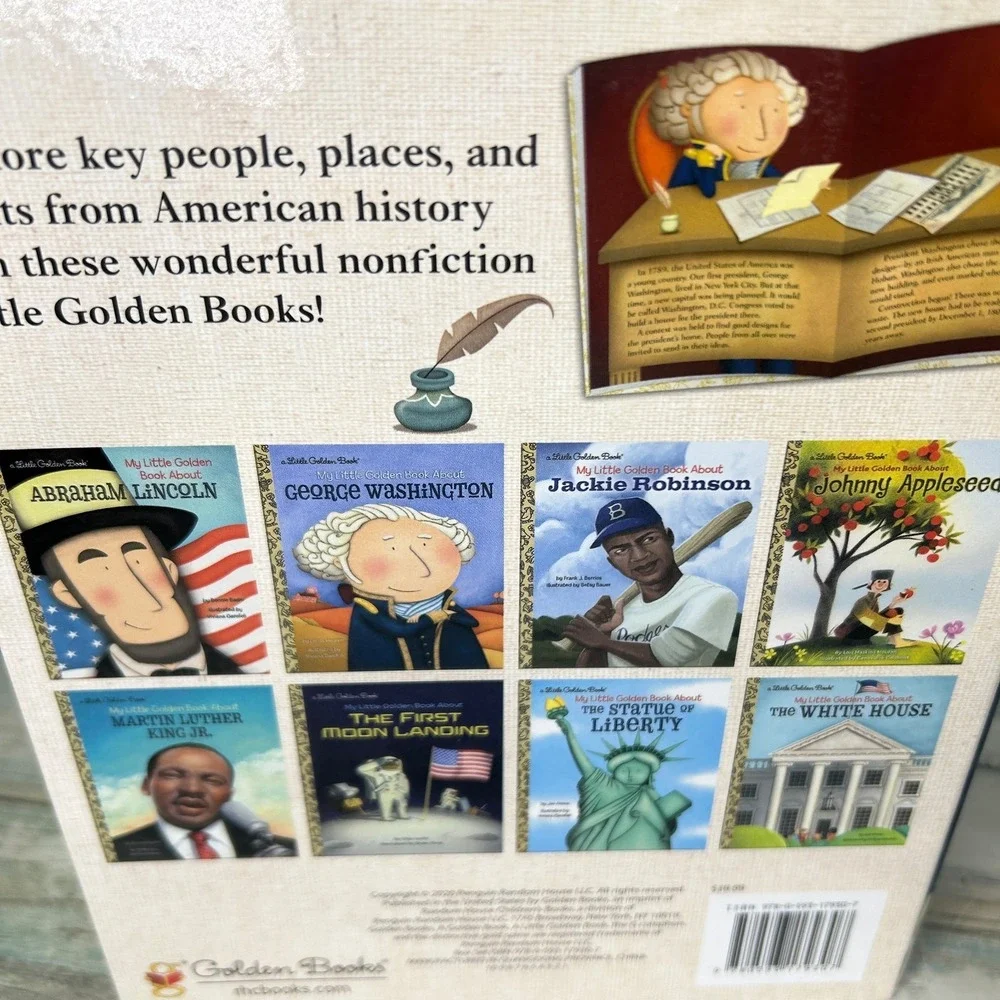 This Is America Box Set of 8 My Little Golden Books Homeschool Grade K-2 History